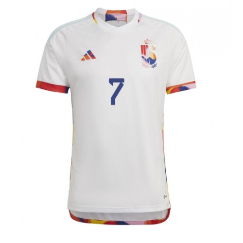 Belgium Kevin De Bruyne #7 Replica Away Stadium Shirt World Cup 2022 Short Sleeve
